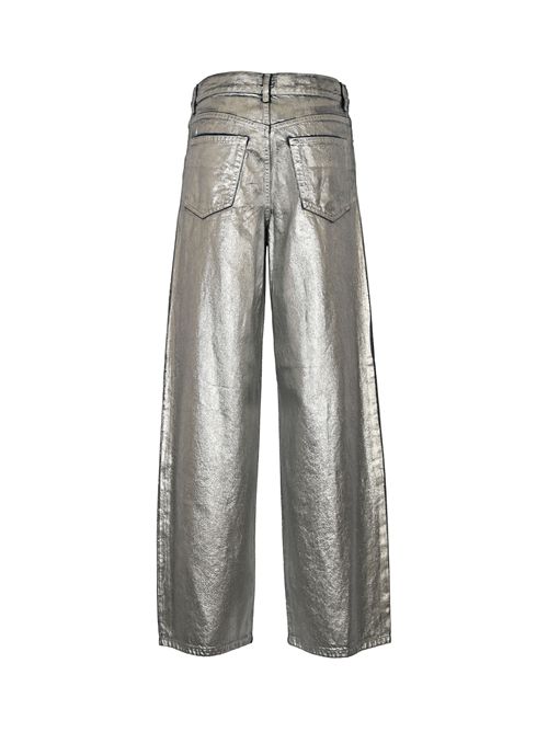 Jeans Lauryn in cotone e lyocell metallizzato PINKO | 104601 A2RTGU9